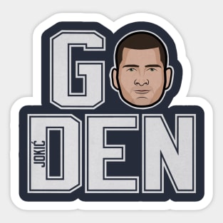 Nikola Jokic Denver GO DEN Sticker